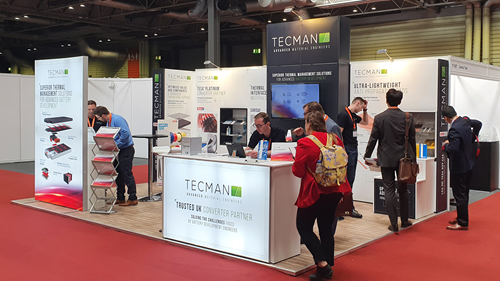 Tecman UK stand at Battery Cells & Systems Expo 2022